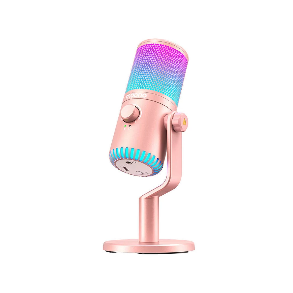 Maono DM30RGB Microphone Pink