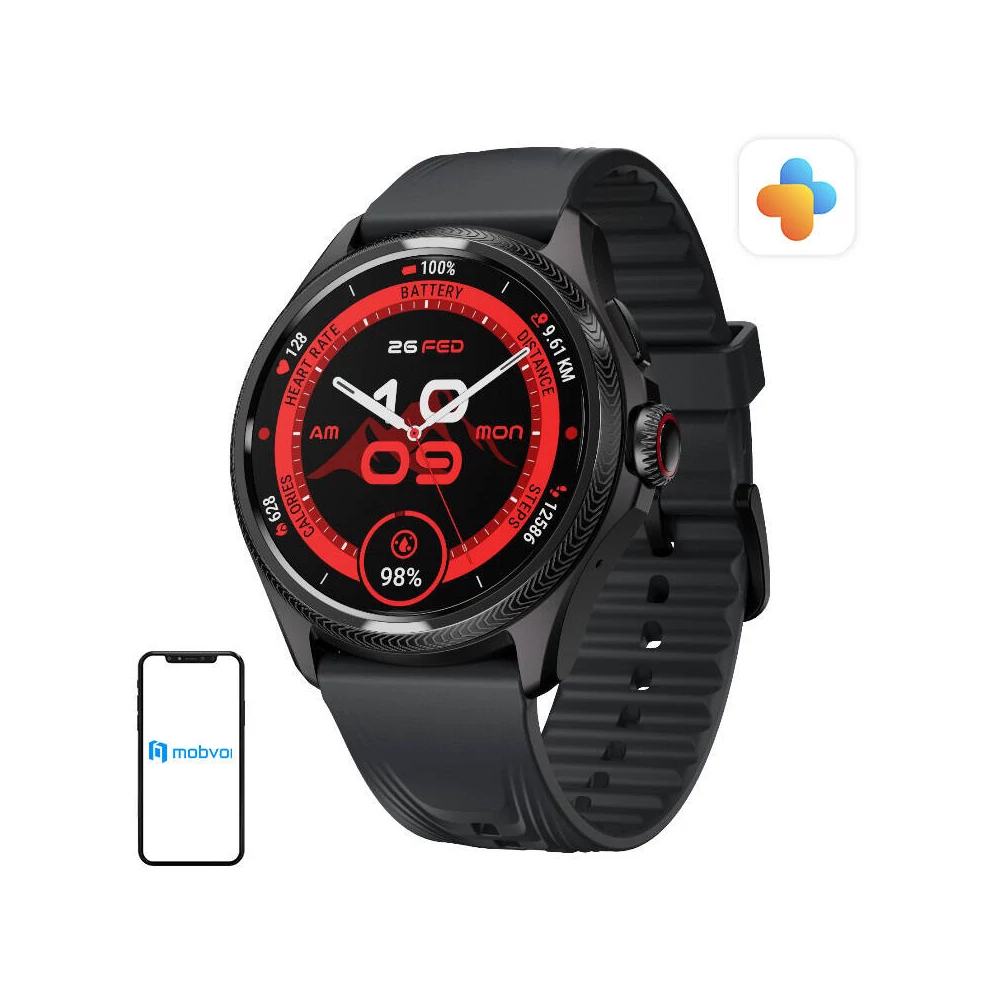 Mobvoi TicWatch Pro 5 Enduro okosóra (fekete)