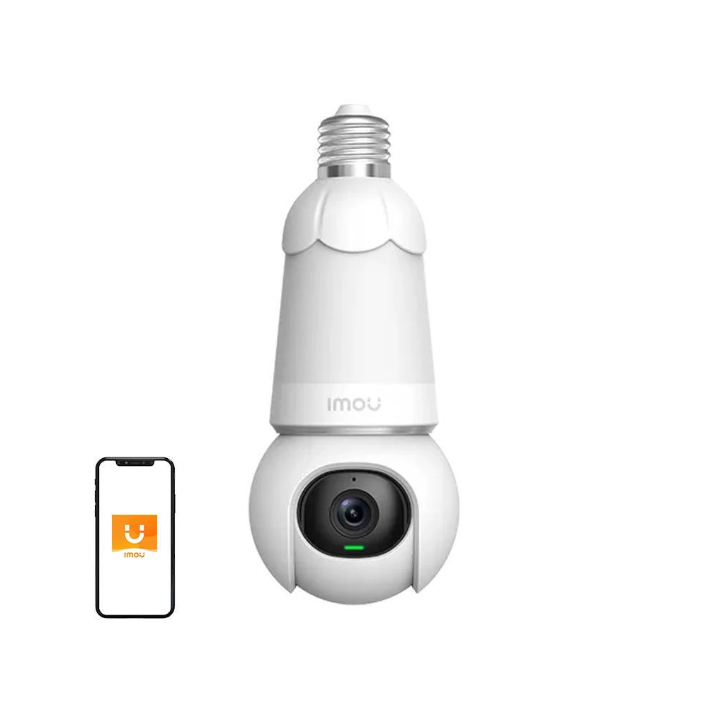 2in1 izzó és 360° kültéri kamera WiFi IMOU izzó kamera 5MP
