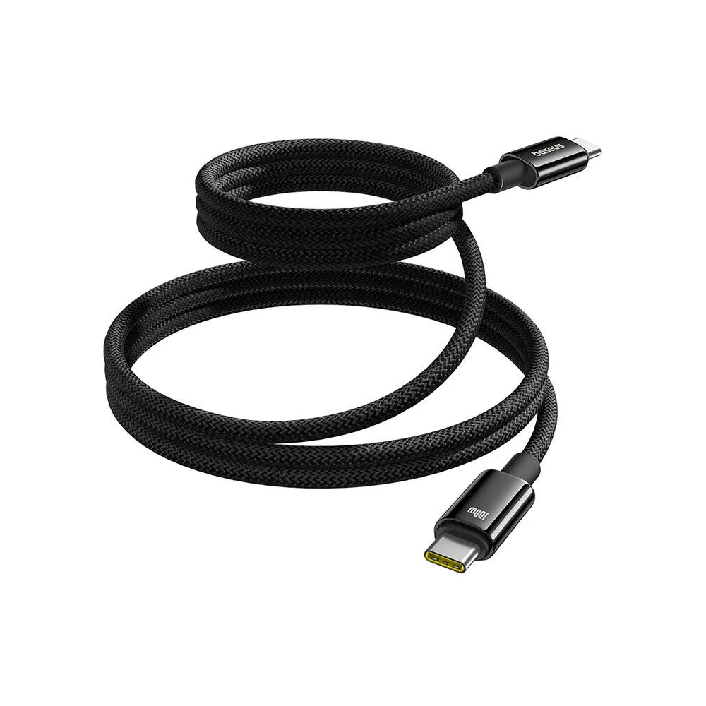 Baseus Tungsten Gold Charging Cable USB-C to USB-C 100W 1m (black)