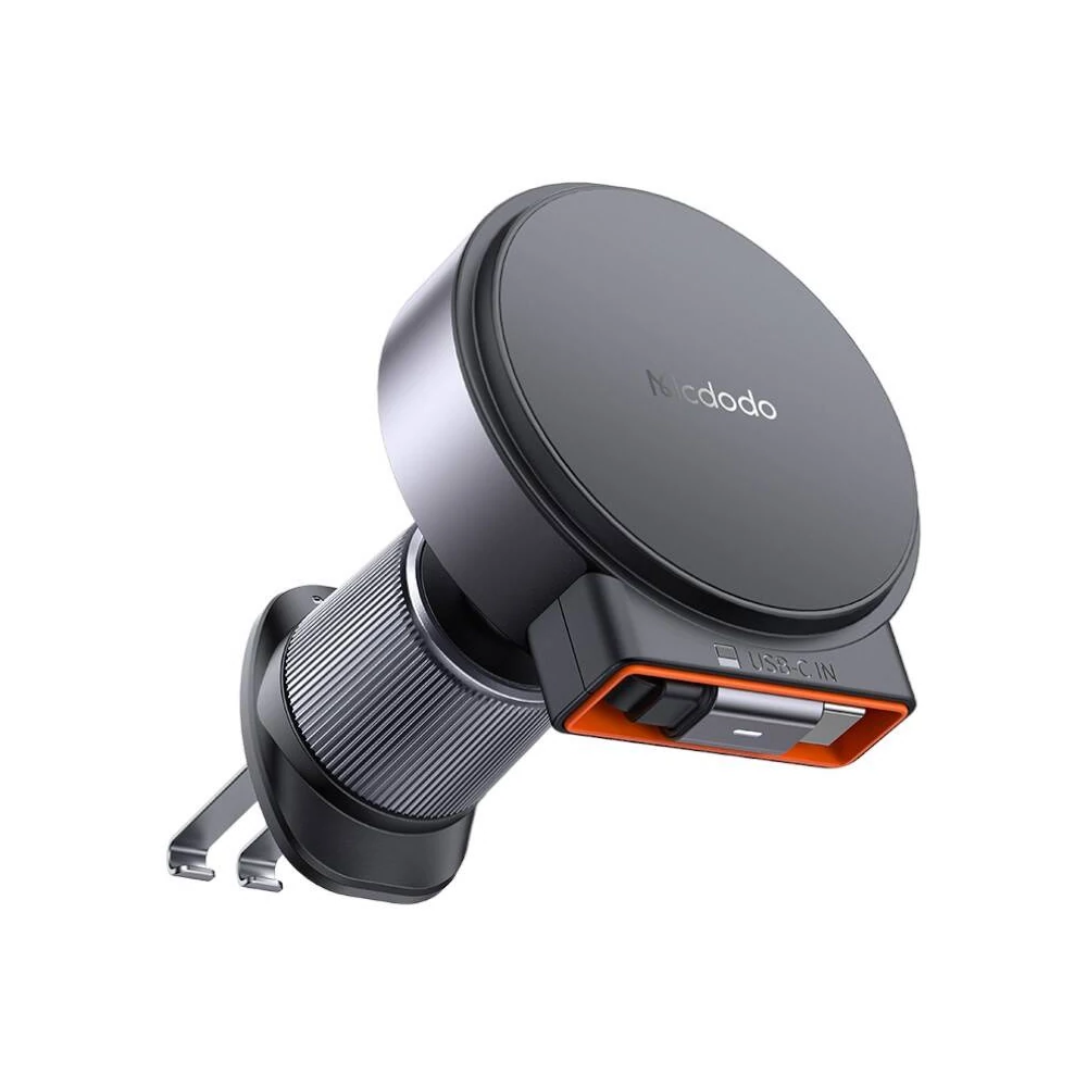 Wireless car charger with retractable USB-C cableMcdodo CH-3000, 15W (black)