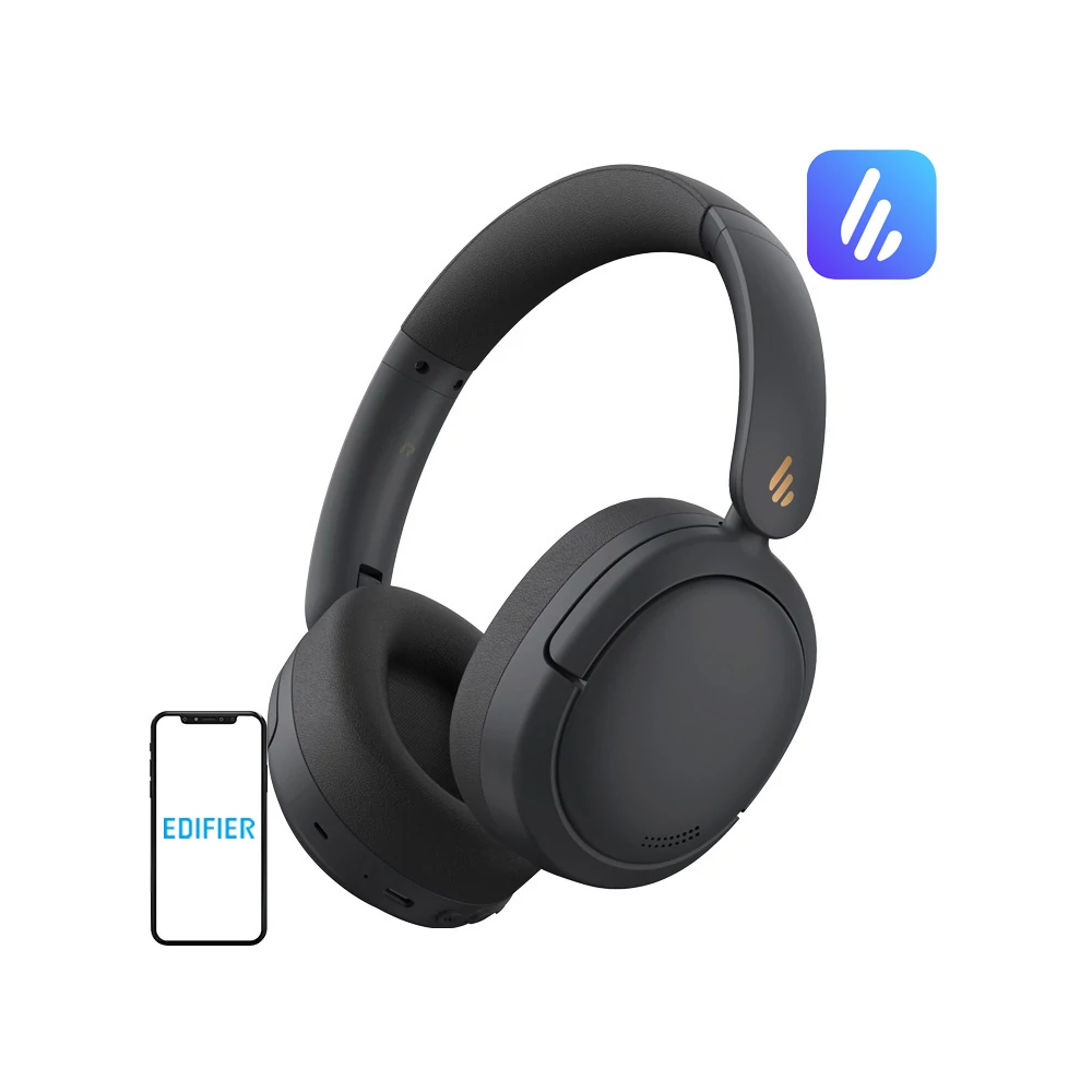 Edifier W800BT Pro vezeték nélküli fejhallgató, ANC (fekete)
