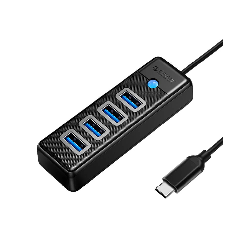 Orico HUB USB-C to 4x USB 3.0 5Gbps 0,15m Black