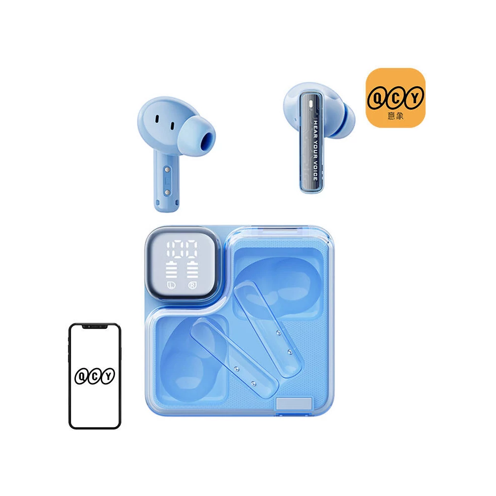 TWS QCY MeloBuds Neo T31 fejhallgató (kék)