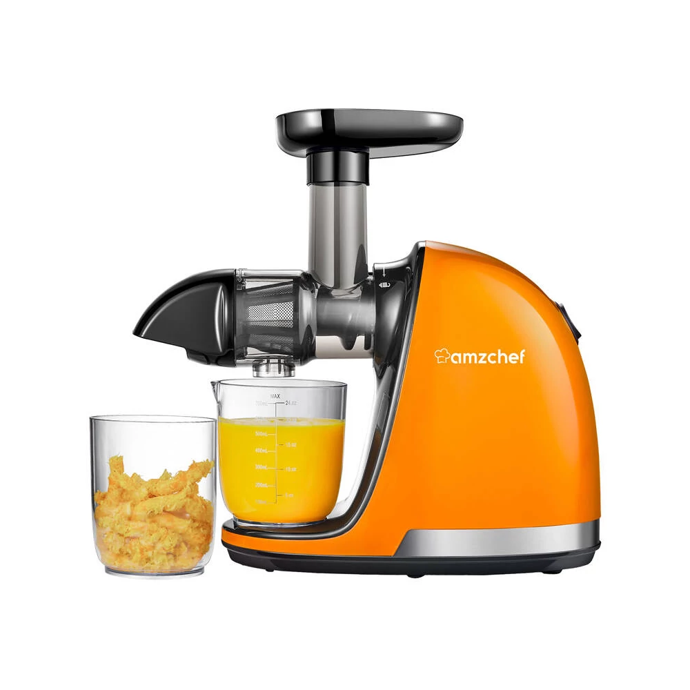 AMZCHEF 1501-OG-SM (narancssárga) lassú gyümölcscentrifuga.