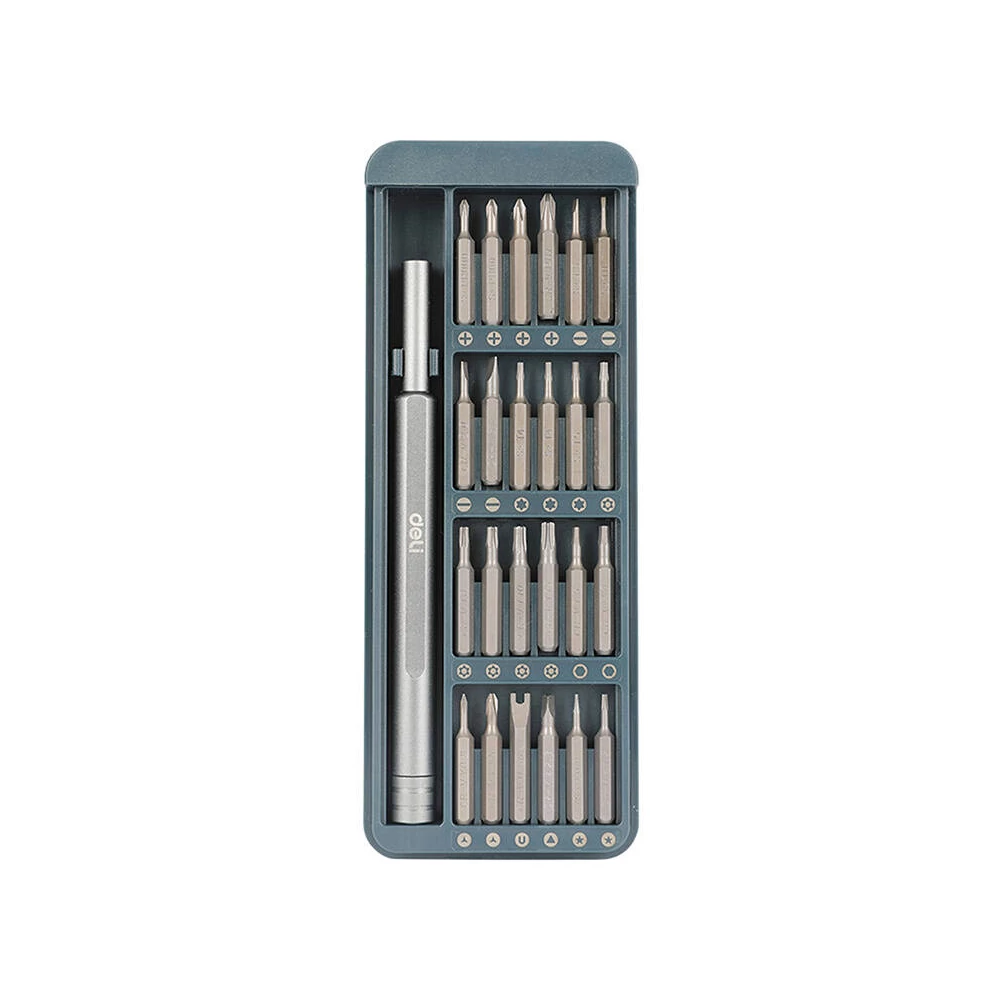 Deli Tools EDL241025 precíziós csavarhúzó készlet, 25 el.