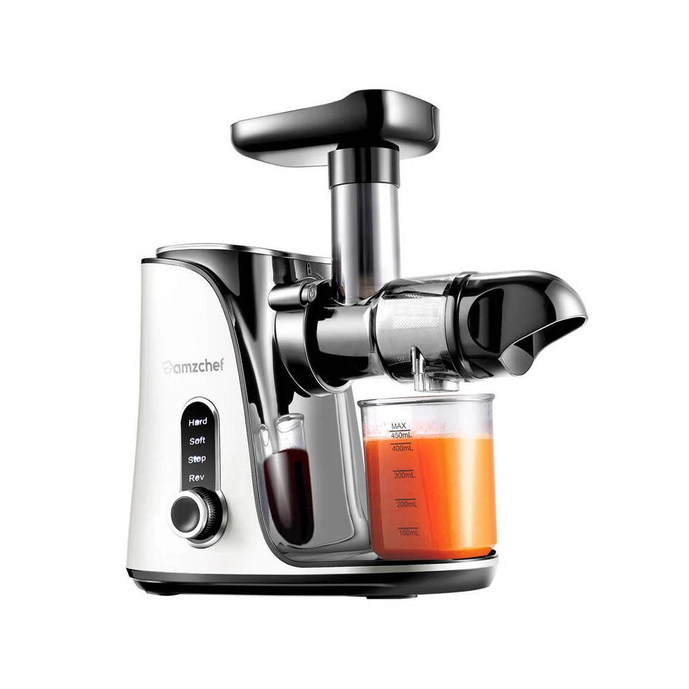 AMZCHEF GM3001-WT lassú sebességű gyümölcscentrifuga (fehér)