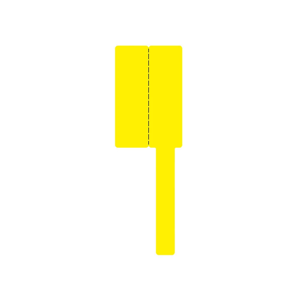 Thermal labels Niimbot stickers 25x38+40 mm - 90 pcs. Yellow