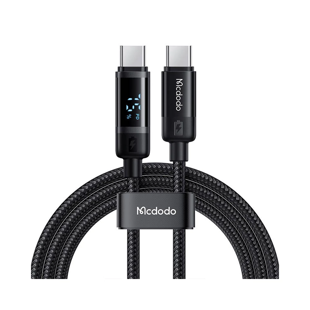 Mcdodo CA-5780 USB-C to USB-C 60W data cable 1.2m (black)