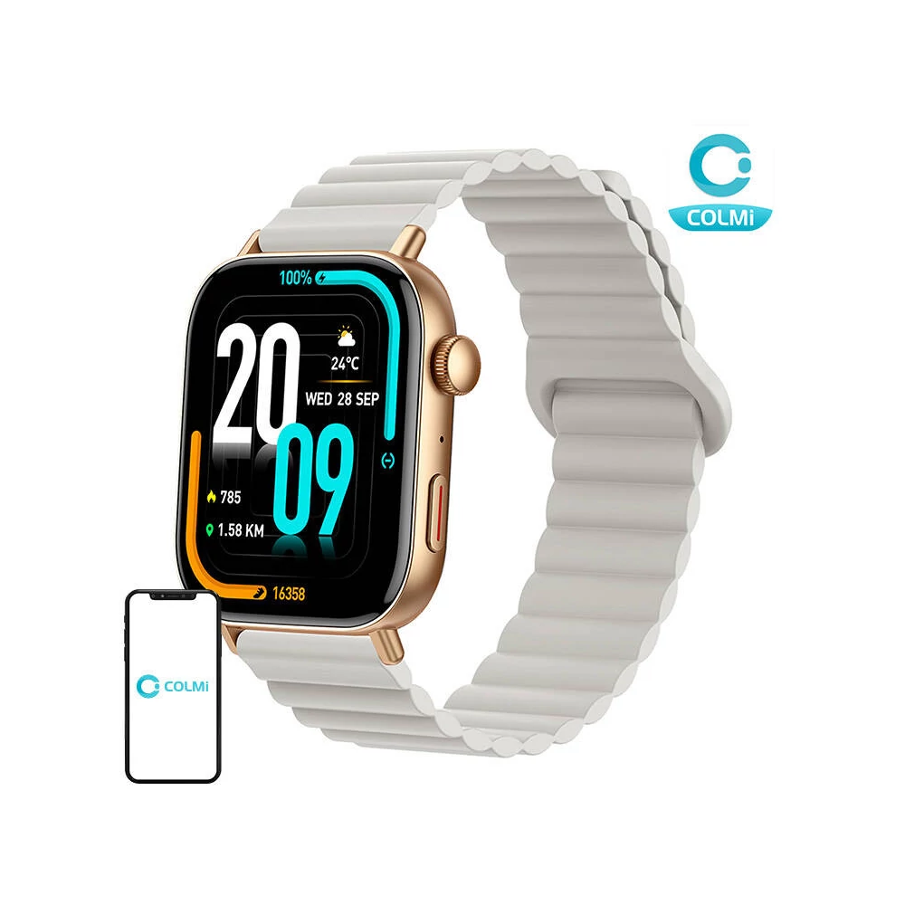 Colmi C8 Max okosóra mágneses szíjjal (arany)