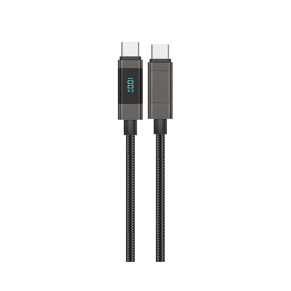 Foneng XS05 100W-os USB-C-USB-C kábel (fekete)