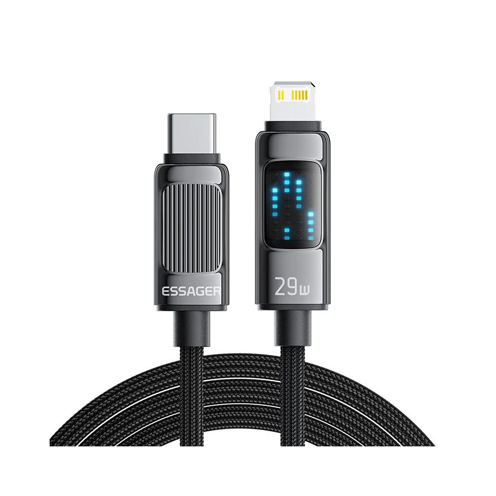 Essager EXCTL-LG0A-P USB-C-Lightning kábel, 29W, 1m