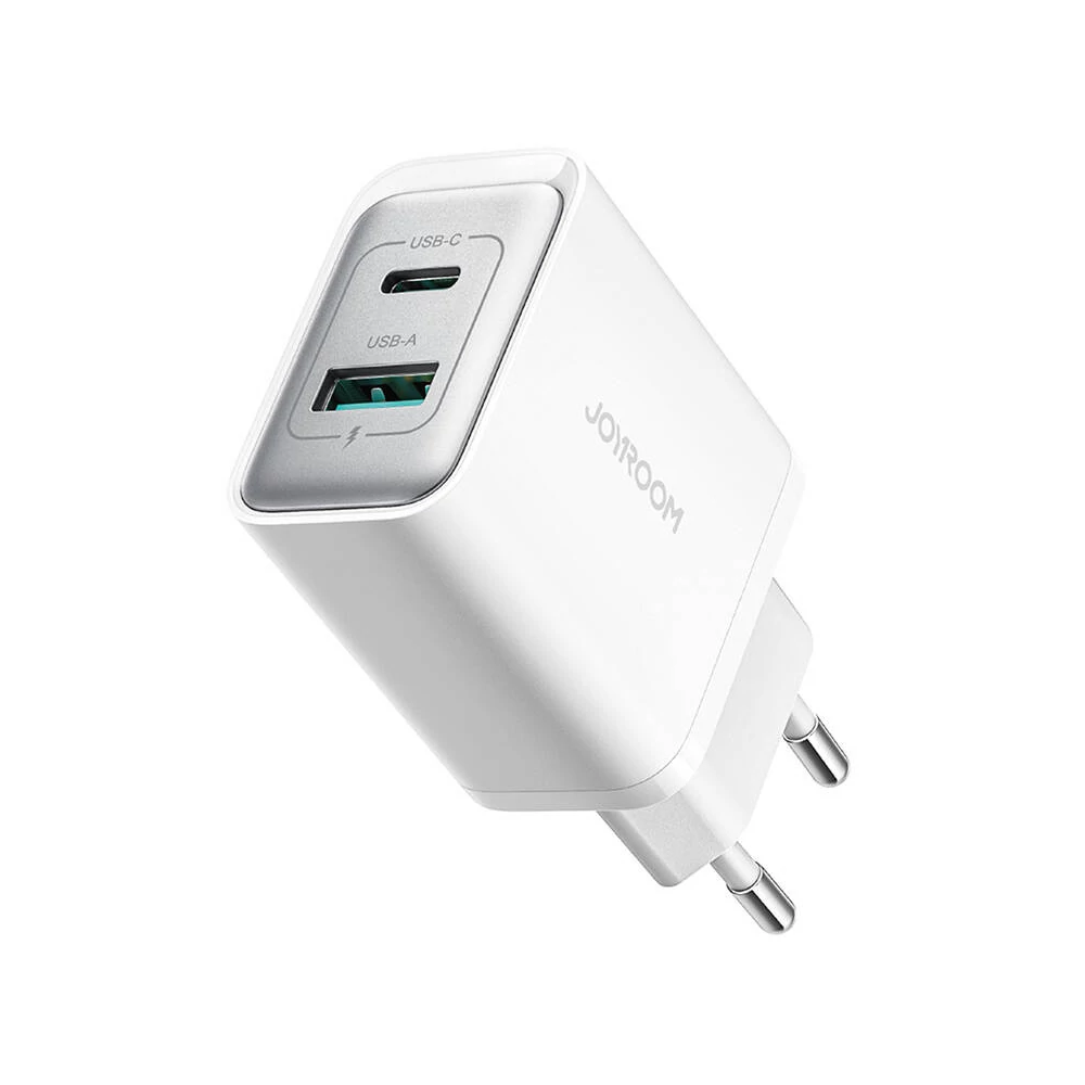 Joyroom TCF15 Dual-Port (A+C) 30W Power Charger (white)