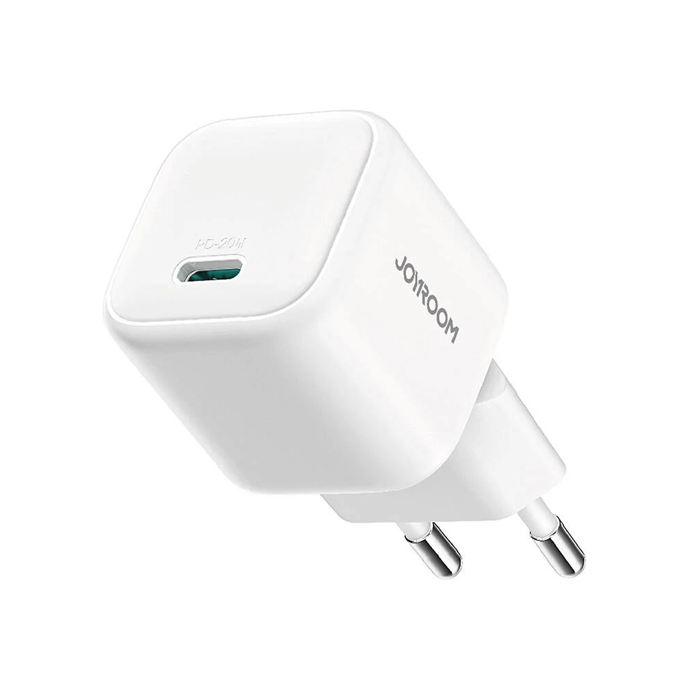 Joyroom JR-TCG08 GaN Mini 20W mains charger (white)