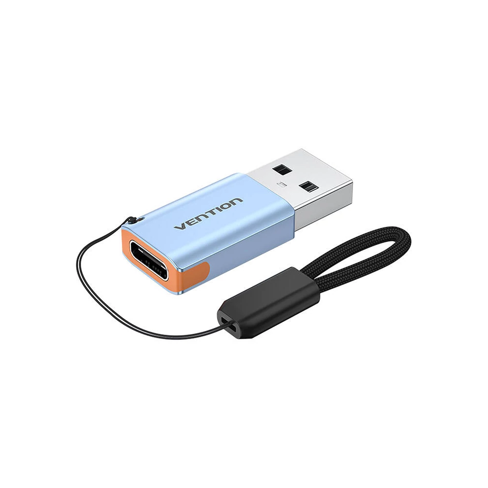 Vention USB adapter CUAH0, USB-A 3.1 male to USB-C female (gray)