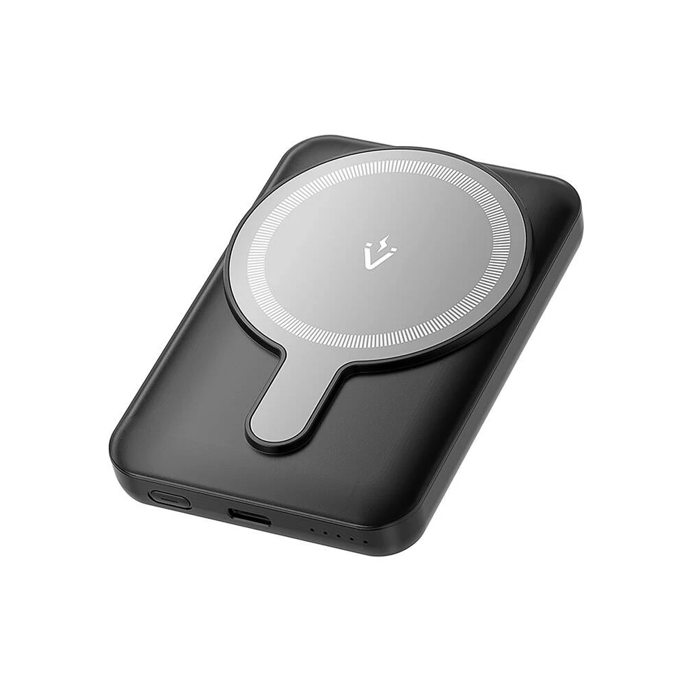 Vention FHSB0 5000mAh 20W magnetic powerbank+ USB-A to USB-C cable (black)