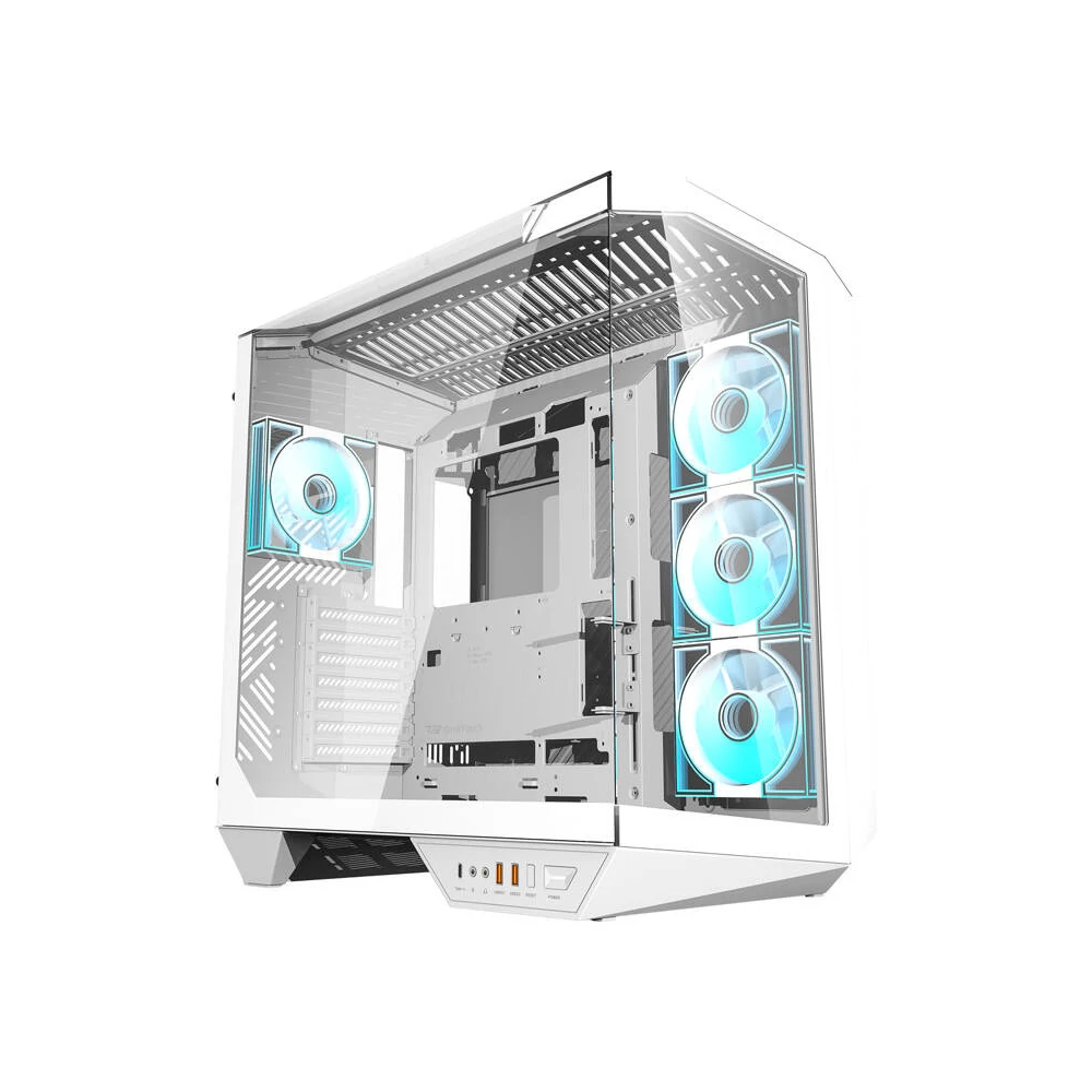 Darkflash DY470 számítógépház + 4 ventilátor (fehér)