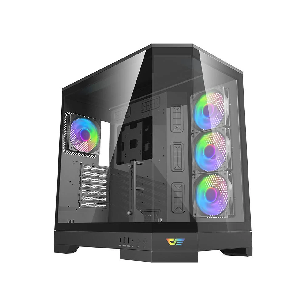Darkflash DQX90 számítógépház (fekete)