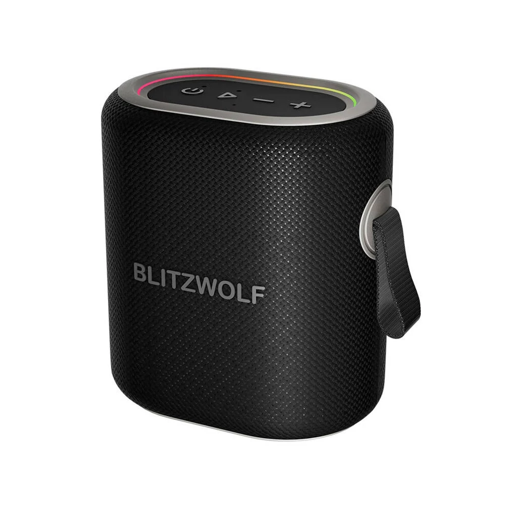 Blitzwolf BW-WA8 RGB Bluetooth vezeték nélküli hangszóró (fekete)