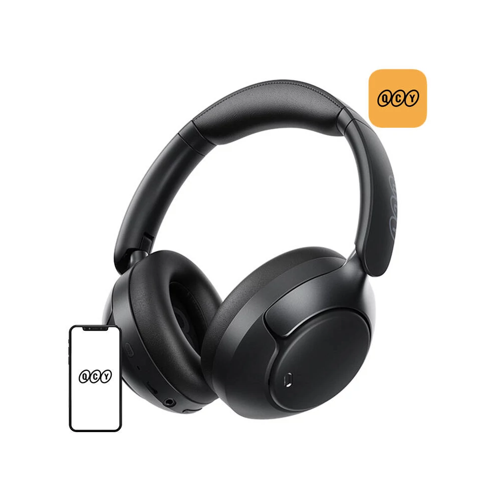QCY H3 pro ANC vezeték nélküli fejhallgató (fekete)