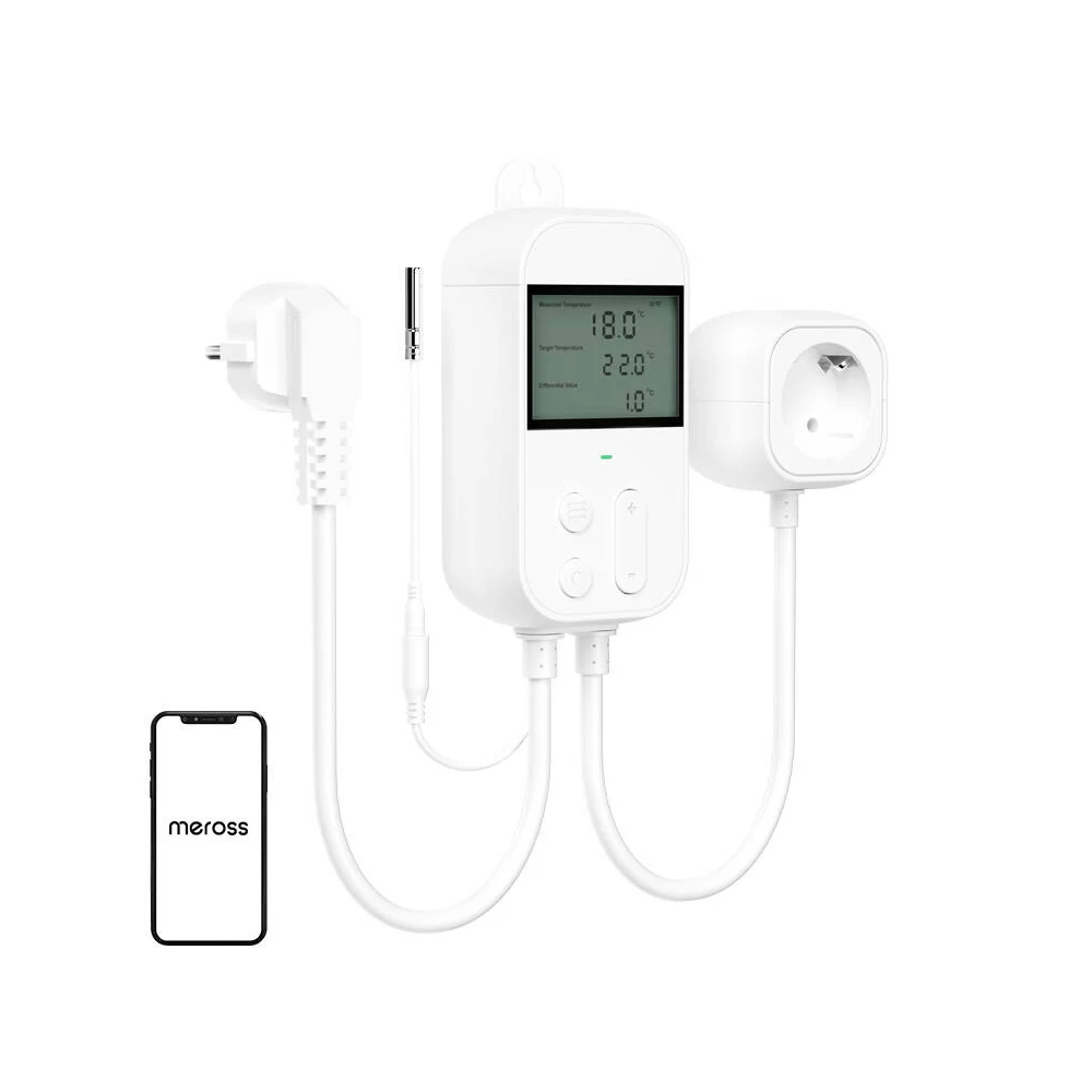 Meross MTS960HK (HomeKit) aljzatos termosztatikus hőmérséklet-szabályzó