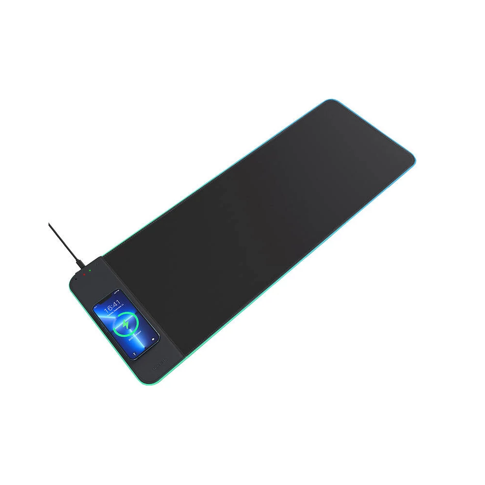 Choetech T543-F-ACBK 15W vezeték nélküli töltő egérpad (fekete)
