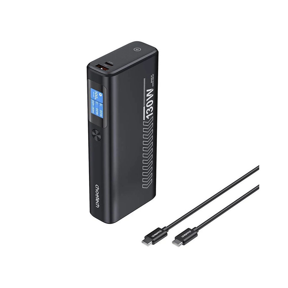 Choetech B702 powerbank, 20000mAh, PD 100W (szürke)