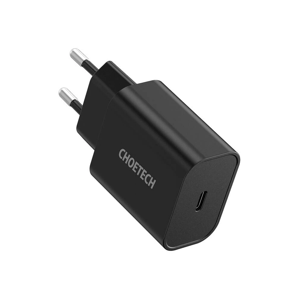 Choetech Q5004-BK-V2 PD 20W hálózati töltő (fekete)