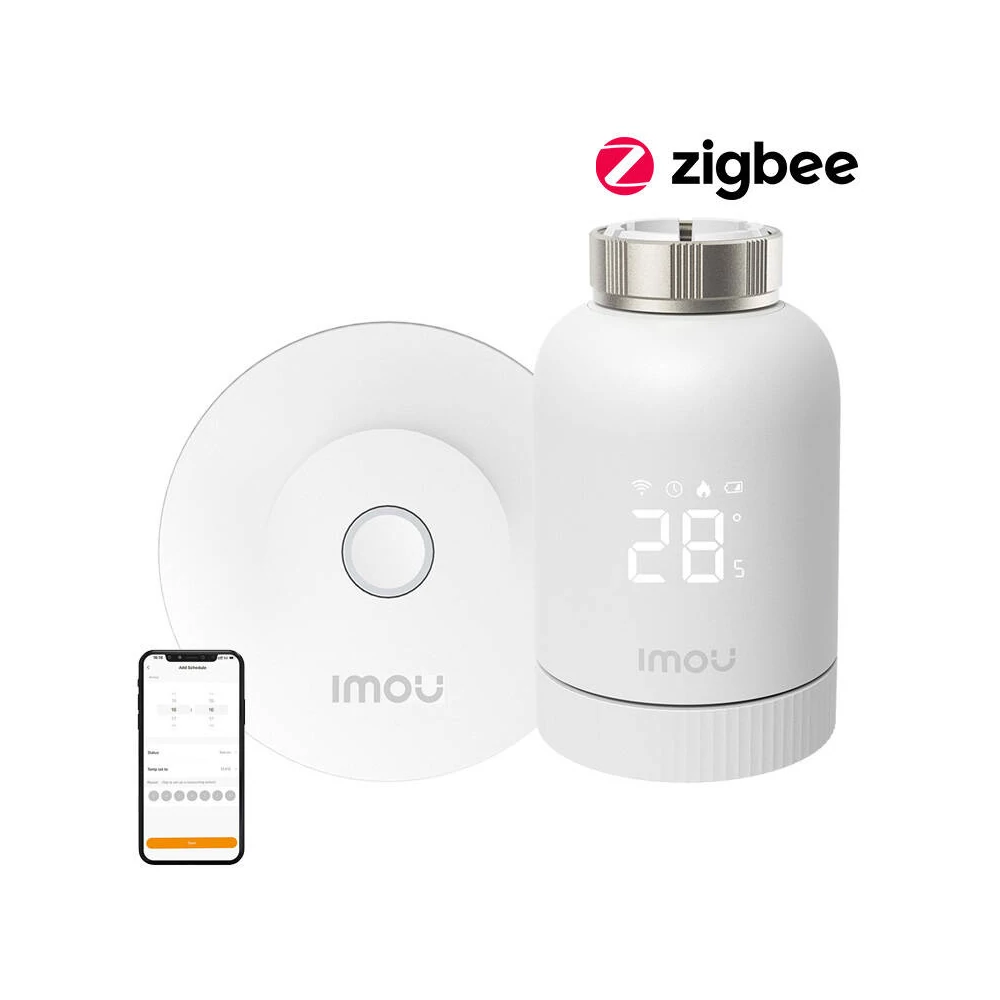 IMOU KIT-TRV1-EU-2 ZigBee termosztatikus fejkészlet 6 adapterrel és átjáróval