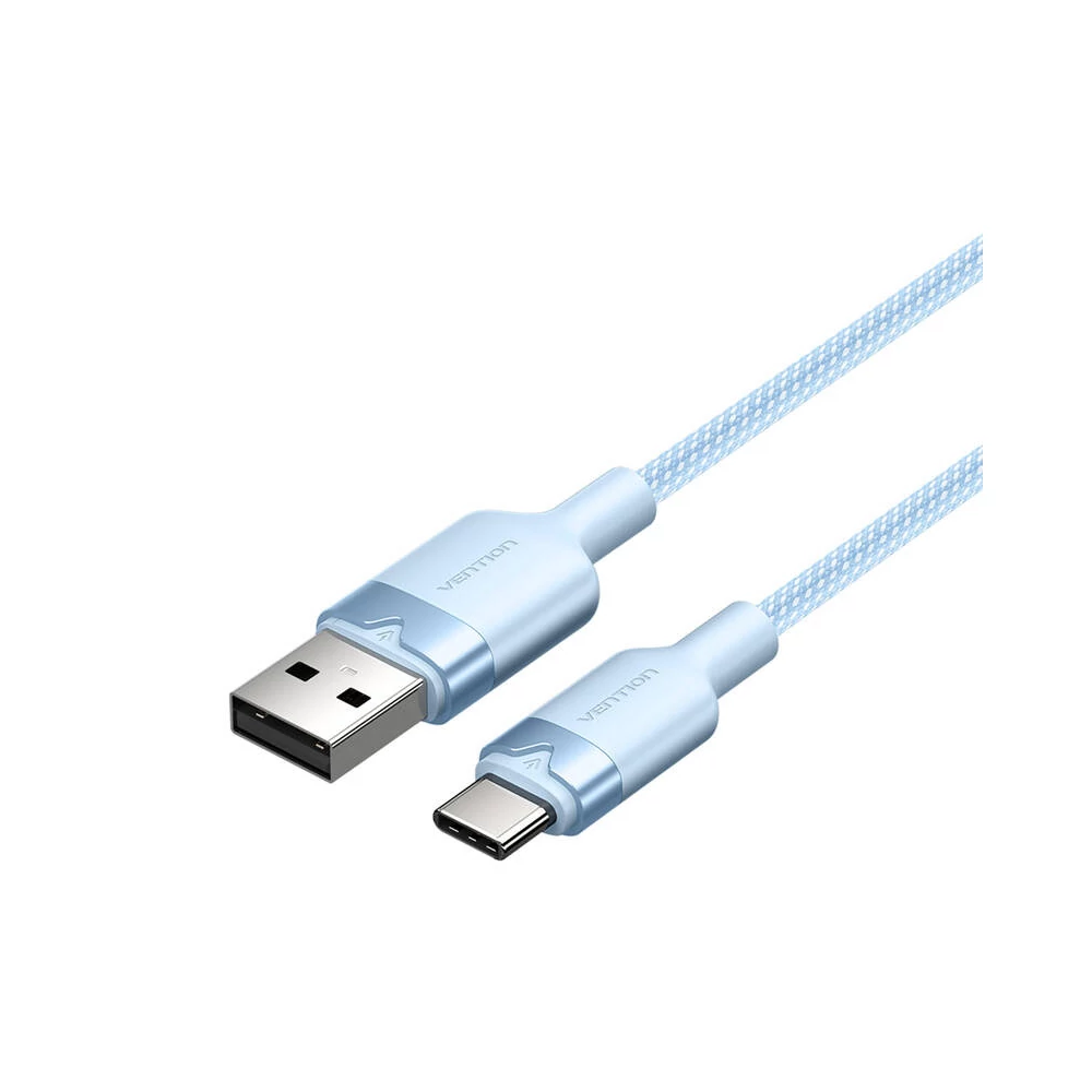 USB 2.0 A - USB-C 3A kábel Vention CTNLF 1M (kék)