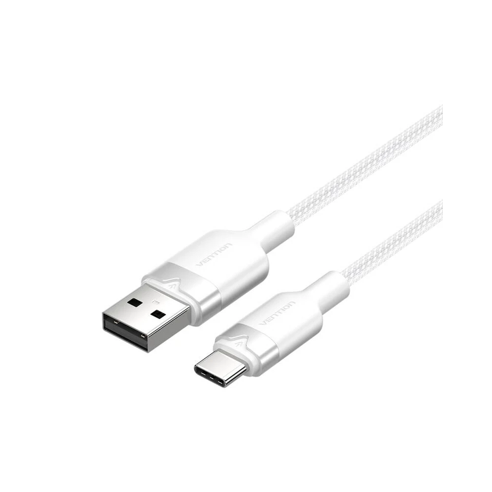 USB 2.0 A - USB-C 3A kábel Vention CTNWF 1M (fehér)
