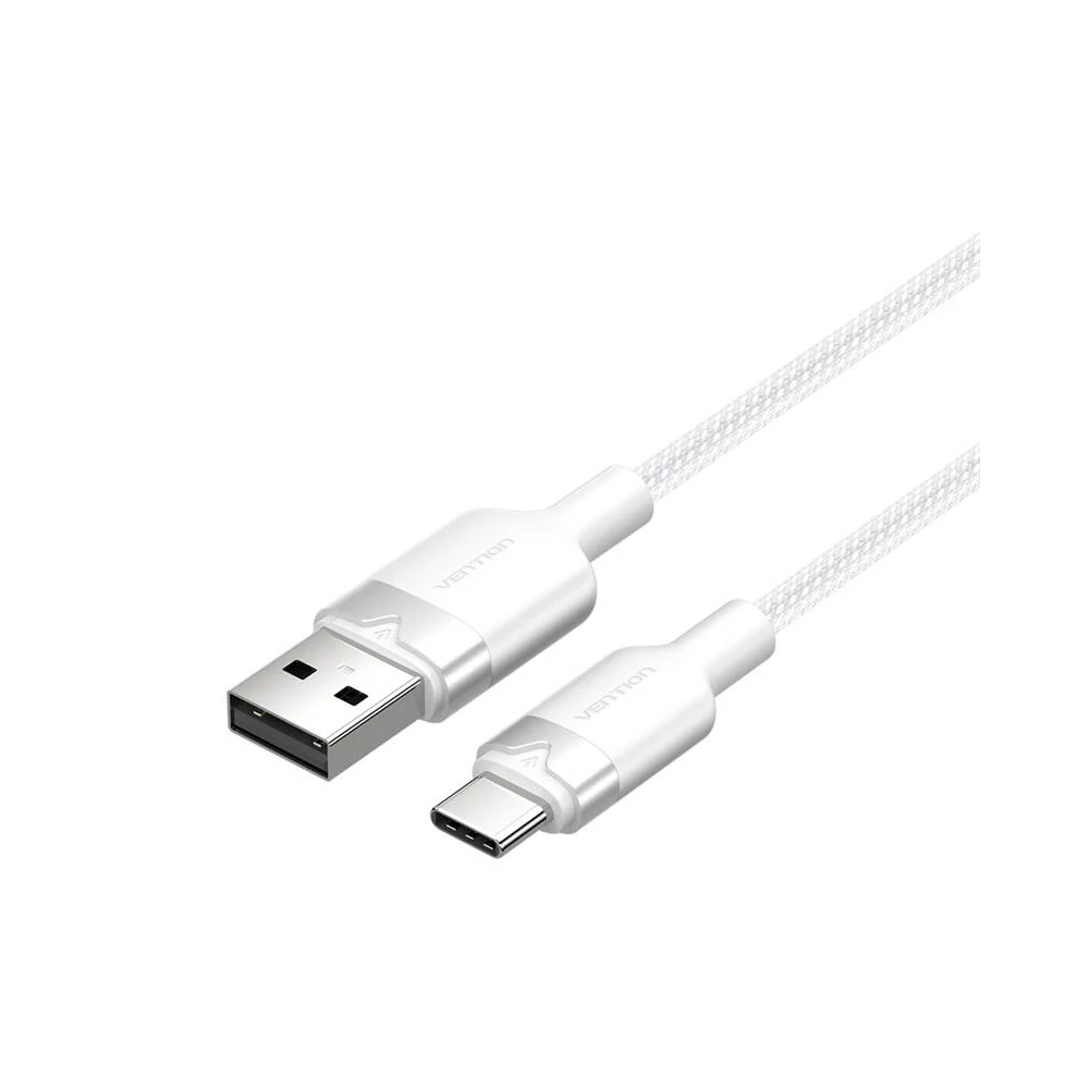 USB 2.0 A - USB-C 3A kábel Vention CTNWH 2M (fehér)