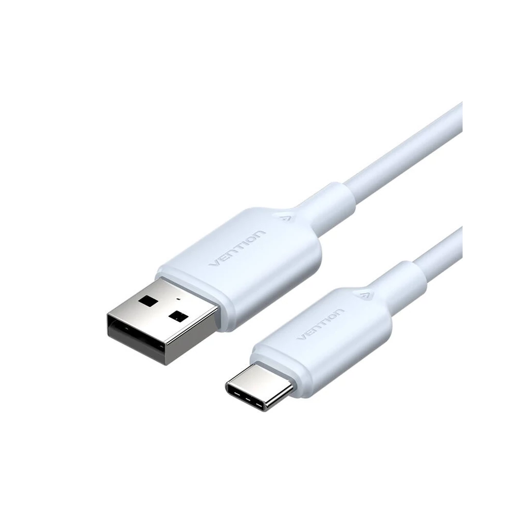 USB 2.0 A - USB-C 3A kábel Vention CTQLF 1M (kék)