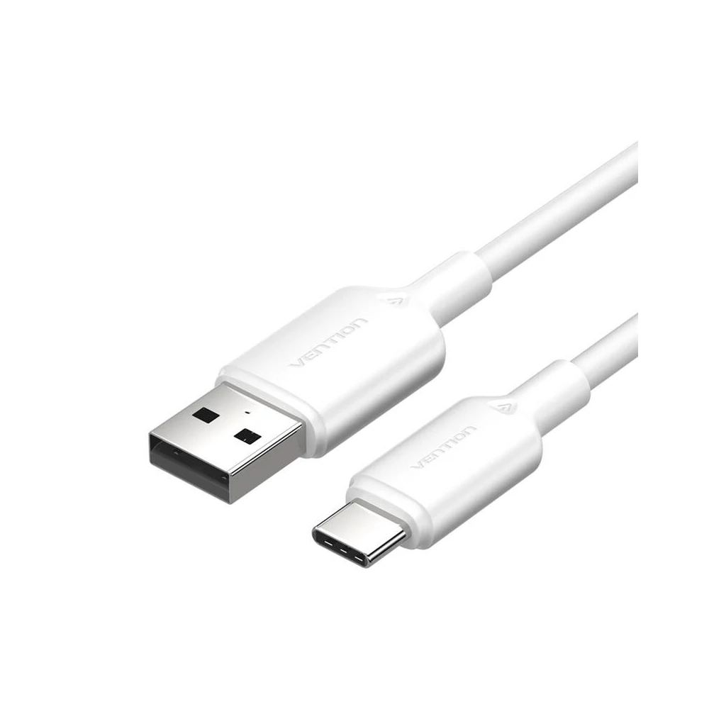 USB 2.0 A - USB-C 3A kábel Vention CTQWF 1M (fehér)