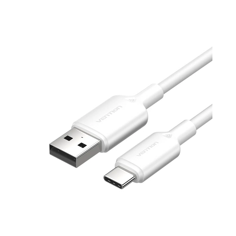 USB 2.0 A - USB-C 3A kábel Vention CTQWH 2M (fehér)