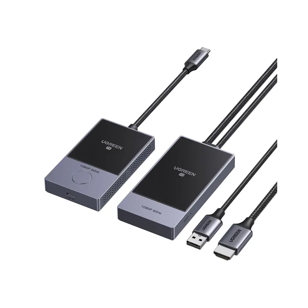 UGREEN CM737 vezeték nélküli HDMI extender adó/vevő, 1080p, 30m