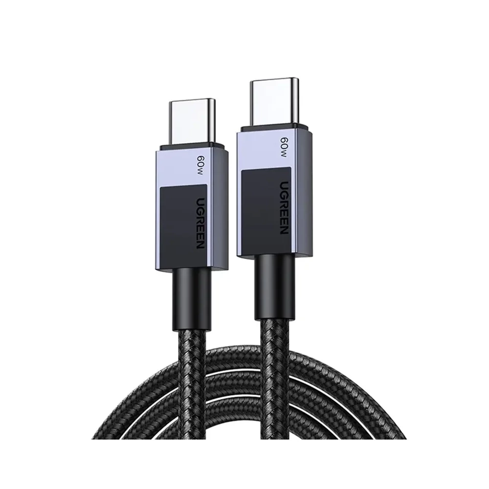 Ugreen L524 PD 3A 1m USB-C USB-C kábel (szürke)