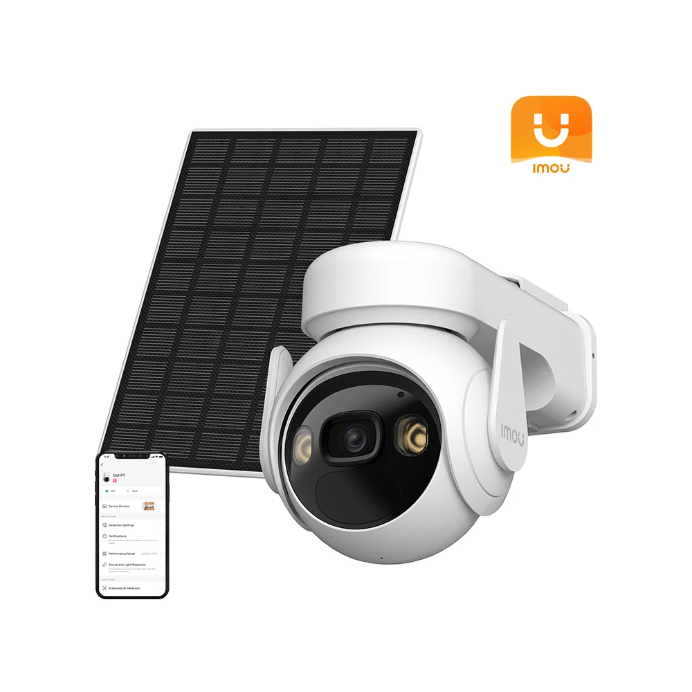 Forgatható kültéri WiFi kamera napelemmel IMOU Cell PT kit lite (C típus)