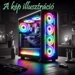 Kép 2/4 - Pixel Gamer számítógép (R5-5500, RTX3050 8G , 1TB NVMe  , 16GB  , Air Cooler, Windows 11 home, 550W)