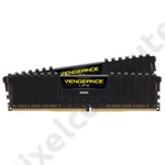 Kép 1/4 - 32GB 3200MHz DDR4 RAM Corsair Vengeance LPX Black CL16 (2x16GB) (CMK32GX4M2E3200C16)