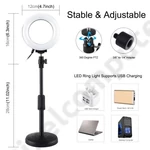 Kép 5/10 - Puluz PU391 Gyűrű alakú LED  lámpa állítható talppal