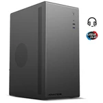 Kép 2/11 - Advance Számítógépház - OPTIMA Black (MicroATX, USB2.0+USB3.0, fekete)