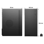 Kép 11/11 - Advance Számítógépház - OPTIMA Black (MicroATX, USB2.0+USB3.0, fekete)