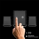 Kép 8/10 - Advance Hangszóró - SOUNDPHONIC RGB 11W RMS BLUETOOTH (2.1, Bluetooth/3,5mm Jack, RGB, fekete)