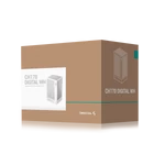 Kép 13/13 - DeepCool Számítógépház - CH170 DIGITAL WH (fekete, Mini-ITX, 2xUSB3.0, Type-C, fehér)