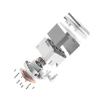 Kép 3/10 - ID-Cooling CPU Water Cooler - DX240 MAX WHITE (35.2dB; max. 144,41 m3/h; 2x12cm, fehér)