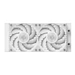 Kép 4/10 - ID-Cooling CPU Water Cooler - DX240 MAX WHITE (35.2dB; max. 144,41 m3/h; 2x12cm, fehér)
