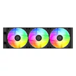 Kép 3/7 - ID-Cooling CPU Water Cooler - FX360 INF (27.2ddB; max. 98,54 m3/h; 3x12cm, fekete)
