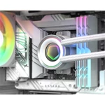 Kép 11/11 - ID-Cooling CPU Water Cooler - FX240 INF WHITE (27.2dB; max. 98,54 m3/h; 2x12cm, fehér)