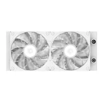 Kép 4/11 - ID-Cooling CPU Water Cooler - FX240 INF WHITE (27.2dB; max. 98,54 m3/h; 2x12cm, fehér)